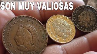 3 MONEDAS MUY VALIOSAS, monedas antiguas mexicanas..