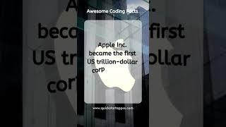 Apple Inc  became the first US trillion dollar corporation in 2018