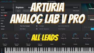 Arturia Analog Lab V Pro 2024  - All Leads (all 435 presets reviewed)