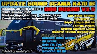 UPDATE OBB BUSSID V3.5 SOUND SCANIA K410 IB Speed Traffic CSR2 Garage CVT