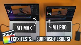 Tests You Haven't Seen! | M1 Pro vs M1 Max Final Cut Pro X
