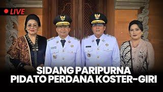 LIVE Sidang Paripurna Istimewa DPRD Bali, Pidato Perdana Koster-Giri