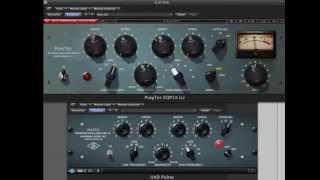 Waves Vs UAD Plugins   Pultec PEQ 1A bass drum