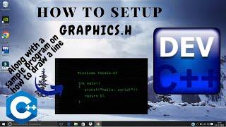 Getting Started with graphics.h Library in C++: Creating Visual Magic! || How to Setup in Dev C++