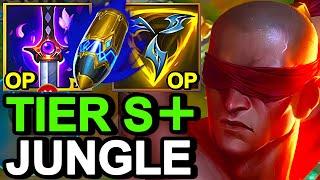 Wild Rift China Lee Sin Jungle - GOD TIER CHAMPION - Best Build Runes - Sovereign Solo Rank Gameplay