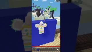 Wall hopping in Roblox Bedwars?!