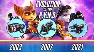 Ratchet and Clank: ALL RYNO WEAPONS (2002 - 2021) RYNO 1 - RYNO 8 (RYNO Gameplay Showcase)
