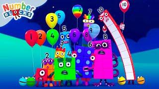 1 Hour of Addition | Learn to count - Level 1 | Number Cartoon for Kids | @Numberblocks