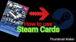 How to use Steam Cards (1 Min Learning)