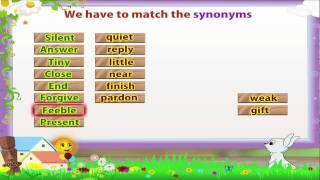 Learn Grade 3 - English Grammar -  Synonyms