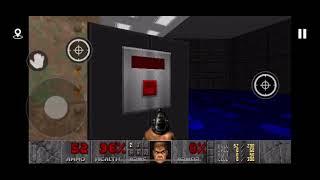 Doom 2 (1994) Gameplay on level 1 on mobile/ iPhone 11