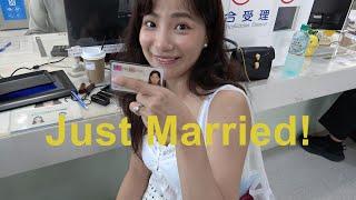 I get married! 我登記結婚了!   It's Berry M.'s Vlog