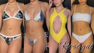 TRENDY & CUTE ROSEGAL + ZAFUL BIKINI TRY-ON HAUL AND REVIEW 2019! | BIKINIS UNDER $10!