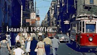 Eski İstanbul'un, 1950'li Yıllarından Renkli Çekim Muhteşem Görüntüleri! | #Eskiİstanbul