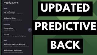 Google Changes the Predictive Back Animation in Android 15 Update