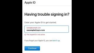 How to Fix Apple ID is not Active