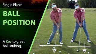 Single Plane Ball Position - A Key to Great Ball Striking