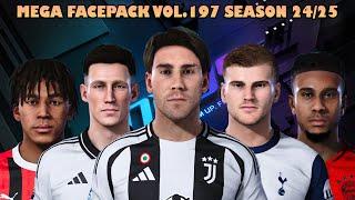 MEGA FACEPACK VOL.197 SEASON 24/25 - PES 2021 & FOOTBALL LIFE 2025