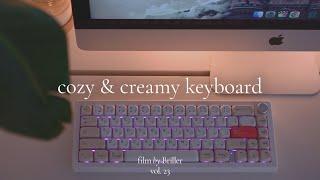 How I built my Cozy & Creamy Mechanical keyboard ⌨️ | KTT Macaron, Gateron Pro & soy milk keycaps