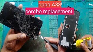 Oppo a3s lcd replacement / Oppo a3s display change / Oppo a3s combo change kaise kare