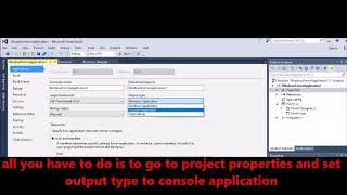 C# - Form Application - Show console window in forms application