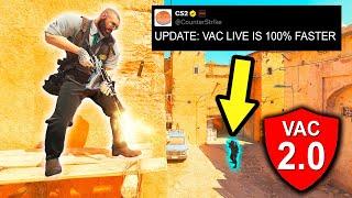ANTI-CHEAT VAC 2.0 BANS MUCH FASTER! - COUNTER STRIKE 2 CLIPS