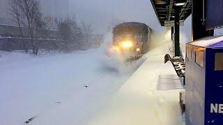 Getting Plowed by a Metro North