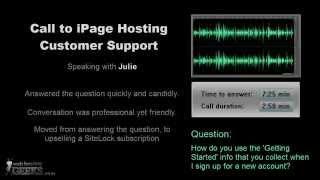 iPage Support Call - Secret Shopper