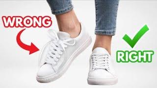 10 Ways You’re Wearing Shoes WRONG! *how to fix*