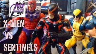 X-Men [Stop Motion Film] X-Men vs Sentinels