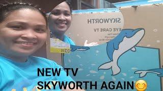 Bagong tv, Bagong hulugan, #utang#homecredit#skyworth|| late upload|| Mamajoanv vlog