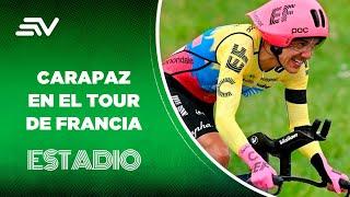 Carapaz se aleja de la cima del Tour de Francia tras etapa 7 | Estadio