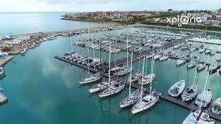 Marina di Ragusa, Sicily, Italy 2018.04 aerial video