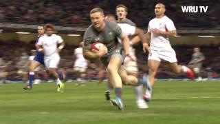 Owen Williams try against Tonga 2013 | WRU TV