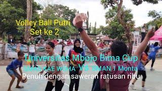 Volley ball Putri Penuh dengan Saweran