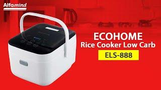 Memasak Nasi Rendah Karbo dengan Ecohome Rice Cooker Low Carb ELS 888