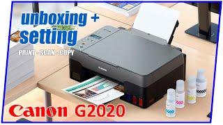 Unboxing & Setting Printer Canon G2020