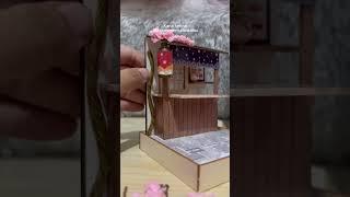 Diy cute room miniature sakura noodle house #diy #diyminiaturedollhouse #diyminiatures #miniatures