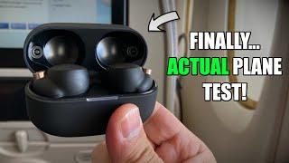 Sony WF-1000XM4 Plane Flight Noise Cancelling Test! 