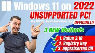 (3 Methods) How to Install Windows 11 on Unsupported PC 2022 (Official)