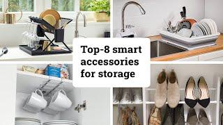 TOP-8 storage accessories. How to store things in the apartment. Lifehack for storing and organizing