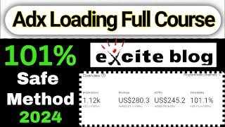 Exblog Adx Loading Method 2024 | 100% Save method | Increase your ad revenue on exblog Full method
