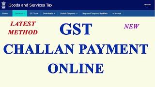 How to make GST Challan payment online Tamil || Create Challan #GST#Challan#Payment