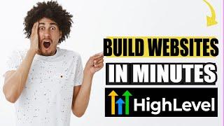 AI website builder | Gohighlevel Funnel Ai Tutorial - Build websites in minutes 2025