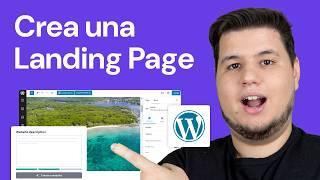 ¿Como Hacer una Landing Page en WordPress? (2024) | Fácil y Gratis