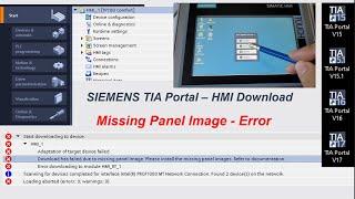 SC07. How to Solve "Missing Image Error" for Siemens TIA Portal Comfort Panel