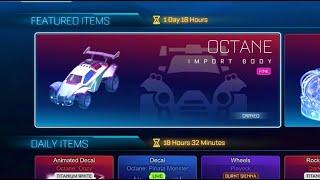 Rocket League Season 9 Octane Item Shop!