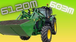 Review  TRACTOR John Deere 6120M con pala 603M (modelo 2023)(4k)