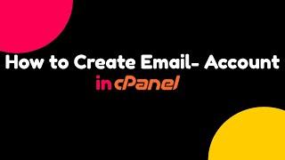 How To Create Email Account In Cpanel || Cpanel Tutorial || Mewnix Tutorials