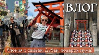 ВЛОГ: ПРАЗДНУЕМ ГОДОВЩИНУ В ЯПОНИИ, ДУБАЙ,  КИОТО, ТОКИО, ПУТЕШЕСТВИЕ С СЕМЬЁЙ!